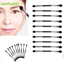 10Pcs Makeup brushes Double-end Eye Shadow Eyeliner Brush Sponge Applicator Tool P30 Jul24
