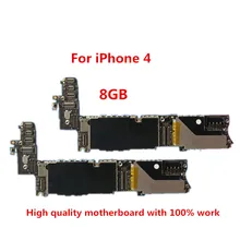 Низкая цена, распродажа, оригинальная официальная материнская плата для iPhone 4, 8 ГБ, Хорошая рабочая материнская плата, 16 ГБ, с полными чипами, логическая плата IOS