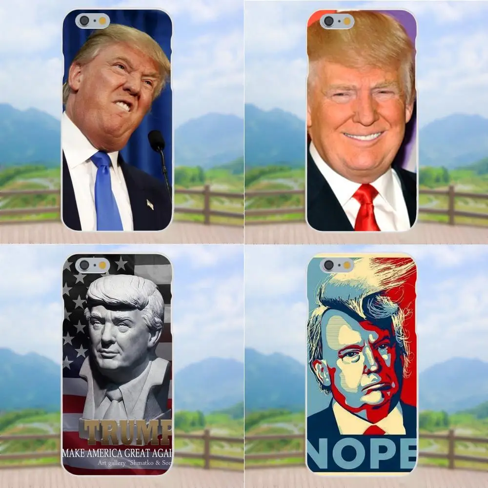 Рисунок сделай сам ТПУ весело президент США Дональд Трамп для sony Xperia Z (Сони