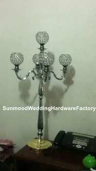 

Large table top acrylic chandelier flower stands Hanging Crystal Beaded Waterfall new arrival