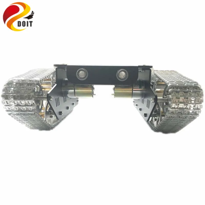 

DOIT All-metal Robot Tank Chassis Wall-E Tank Model Remote Control Mobile Platform with Powerful force for DIY RC Robot Design