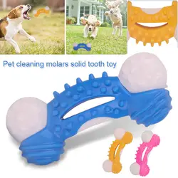 Собаки жевательная игрушка Укус устойчивостью чистка зубов TPR Прочный собак Сейф жевательной игрушки @ LS OC10