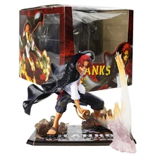 Одна деталь рисунок красные волосы Shanks с мечом Битва Ver Yonko Пираты аниме модель игрушка в подарок для детей