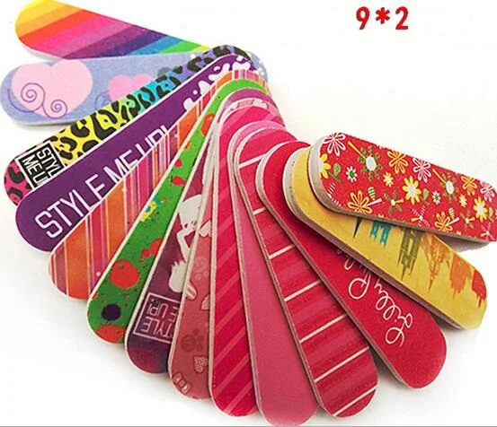 

Patterned Nail File Buffer Sanding Washable Manicure Tool Nail Art Polish Sandpaper Strip Polishing File Tool