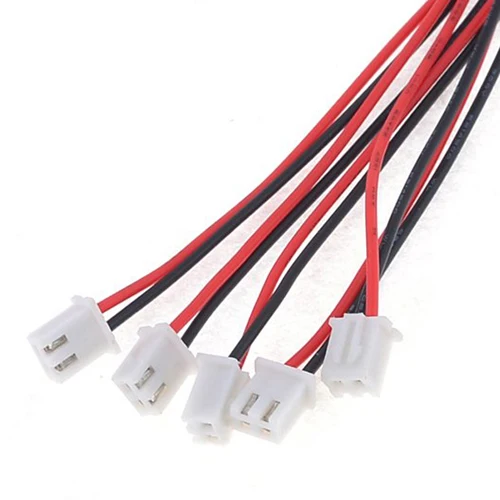 

20PCS JST XH2.54-2Pin Connector Plug Wire Cable 24AWG 11cm Length