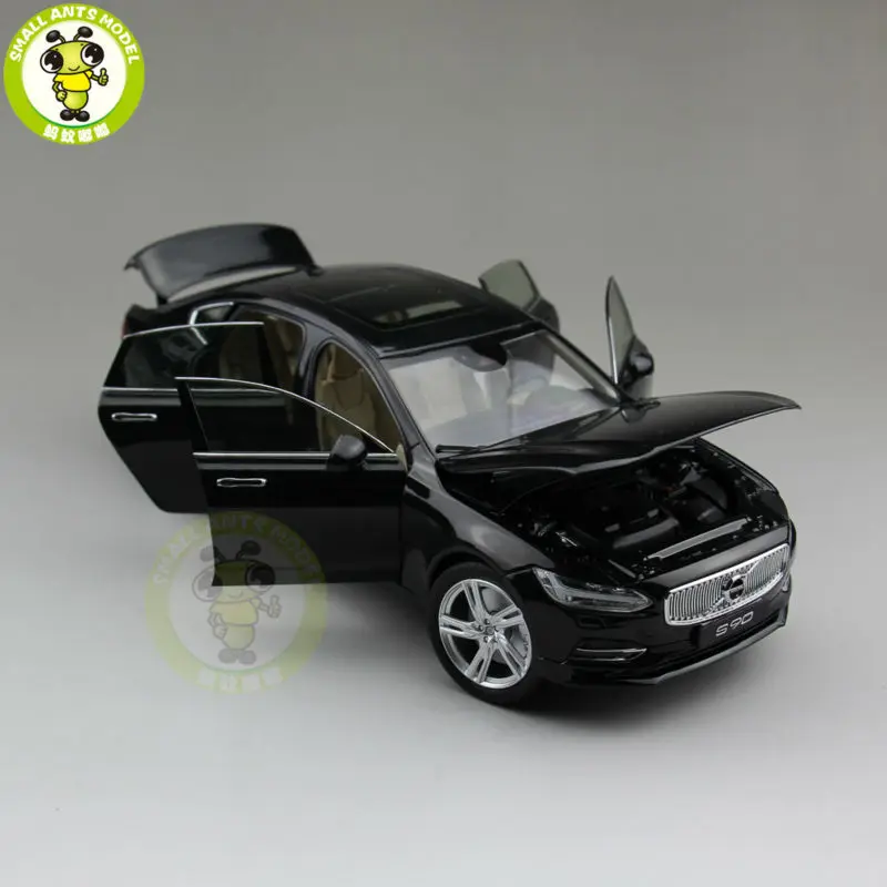 1/18 Volvo S90 T5 литая модель автомобиля игрушки детские подарки для мальчиков девочек коллекция черный цвет