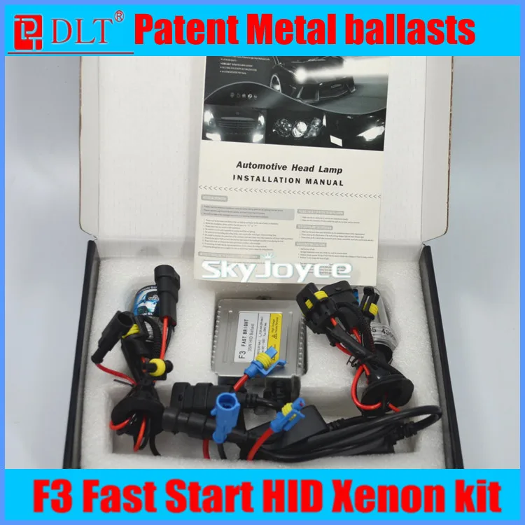 

High quality DLT Fast Start Super Bright hid kit F3 35W fast start and bright H1 H3 H7 H11 9005/HB3 9006/HB4 880/881