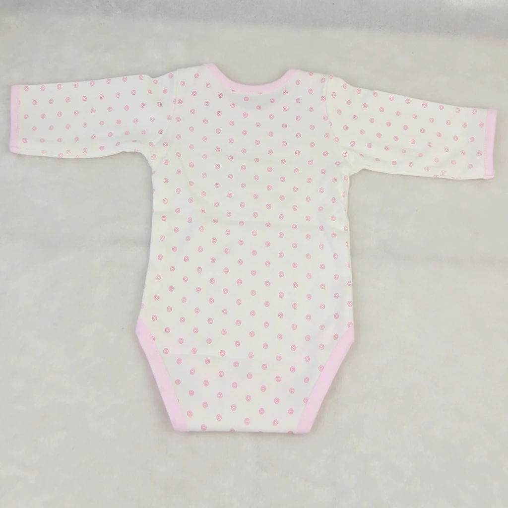 New Arivals Dotted Romper Dress Headband Clothes Set for 22''-23'' New Baby Girl Dress Up Outfit Dollfle Dolls Accessories