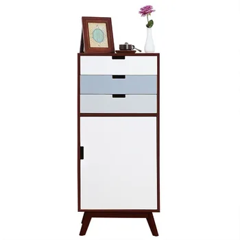 

Living Room Cabinets Solid wood cabinet Nordic bookcase home furniture muebles de sala cassettiera meuble rangement 50*36*113 cm