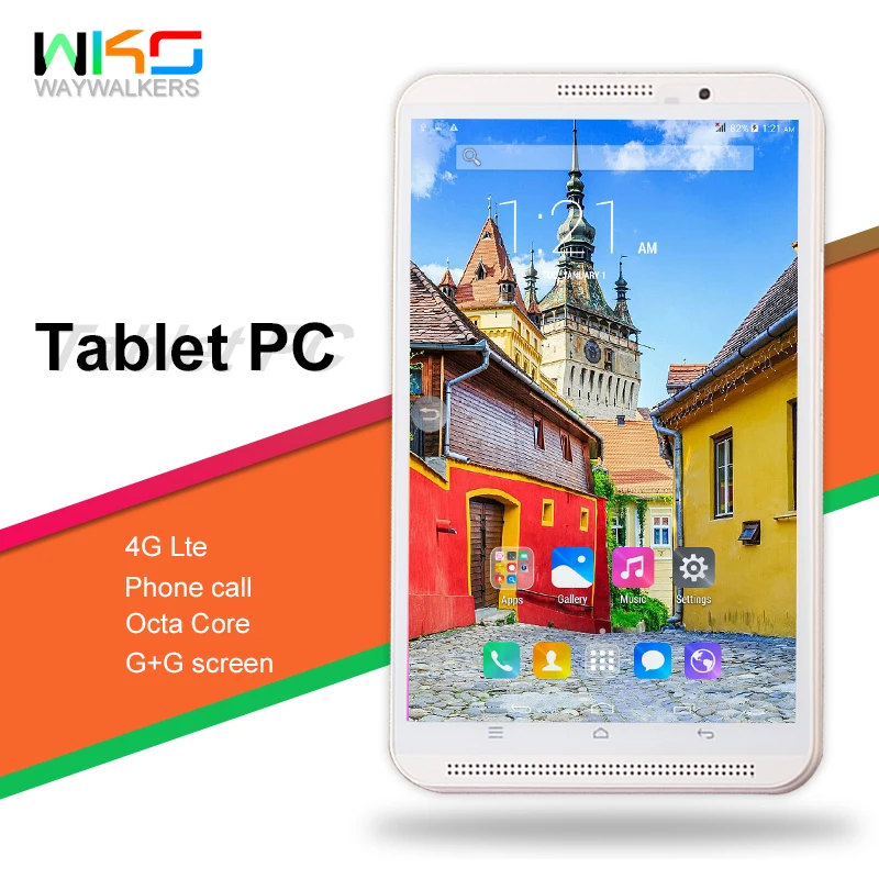 HOT 2019 Newest Android 7.0 Octa Core 8 inch Tablet PC 4GB RAM 32GB ROM 8MP WIFI 4G LTE G+G Screen 1280*800 Phone Call
