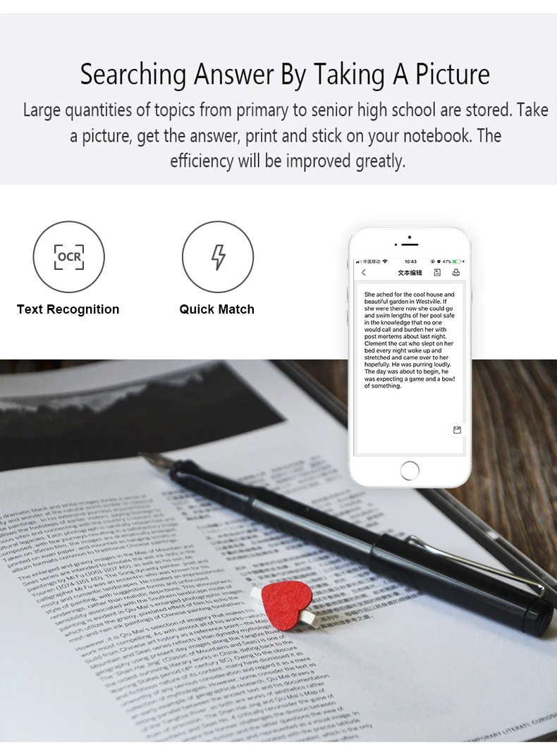 Paperang mini impressora térmica bluetooth portátil fotos