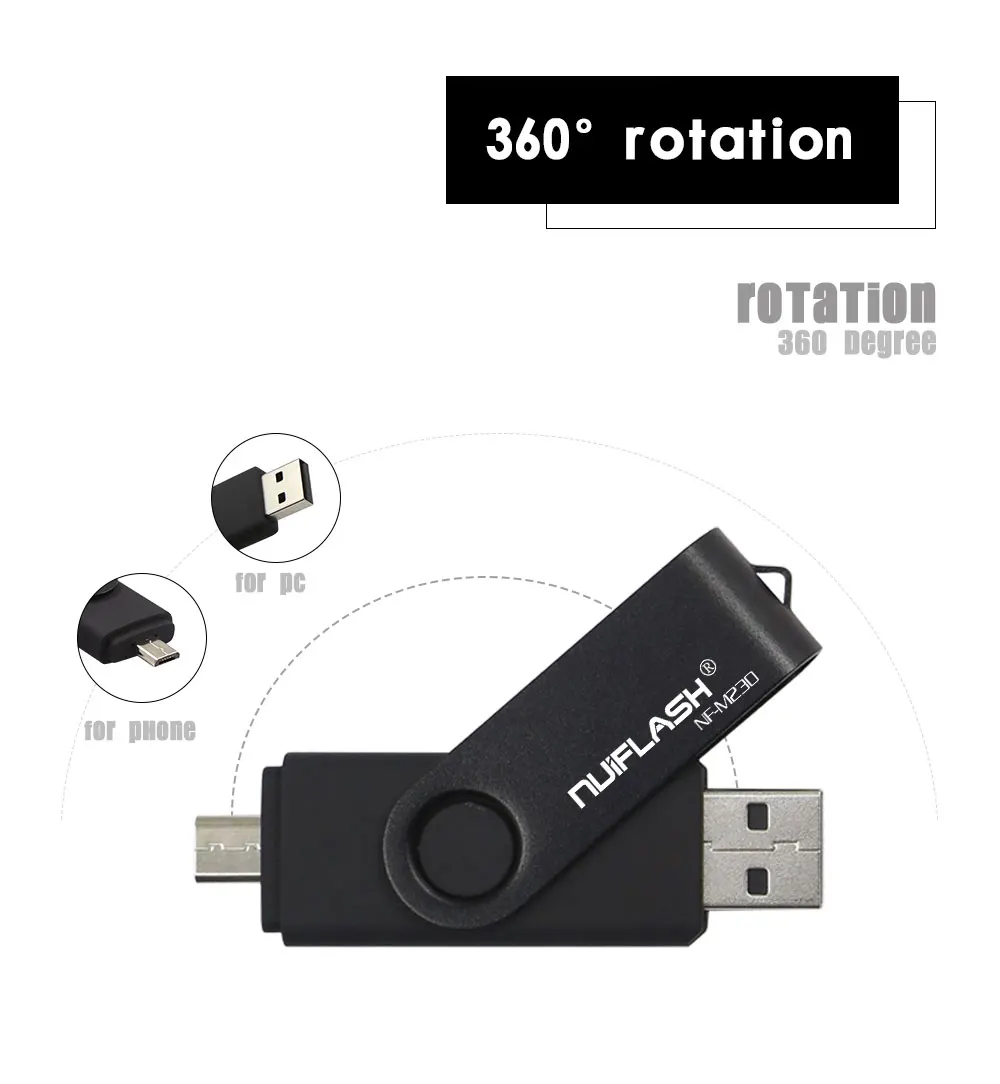 Флеш-накопитель для смартфонов OTG USB флеш-накопитель cle usb 2,0 флеш-накопитель 64G otg 4g 8g 16g 32g 128G устройства для хранения