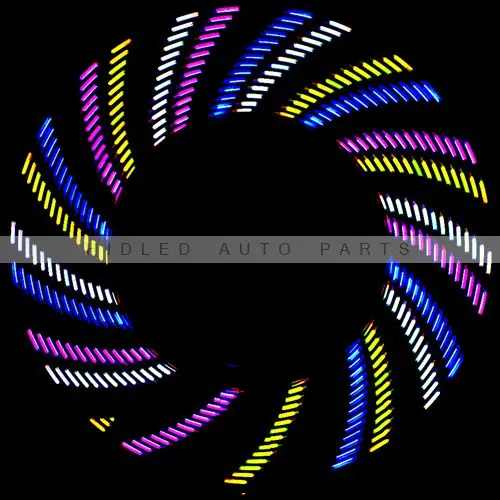 28 modes RGB LED wheel light 11