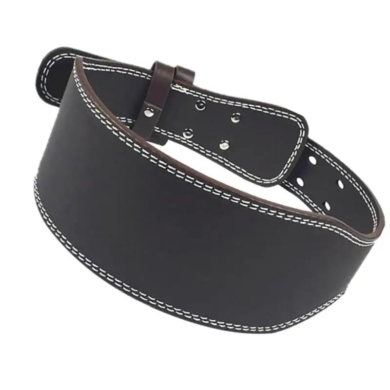 

Weightlifting Belt Bodybuilding Fitness Barbell Power Lifting Training Waist Protector Gym Belt for Back with Sponge Mats