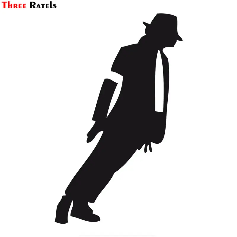 

Three Ratels LBH502 # 10x16 CM michael jackson popular Creative Vinyl Sticker Car-styling Decal car sticker