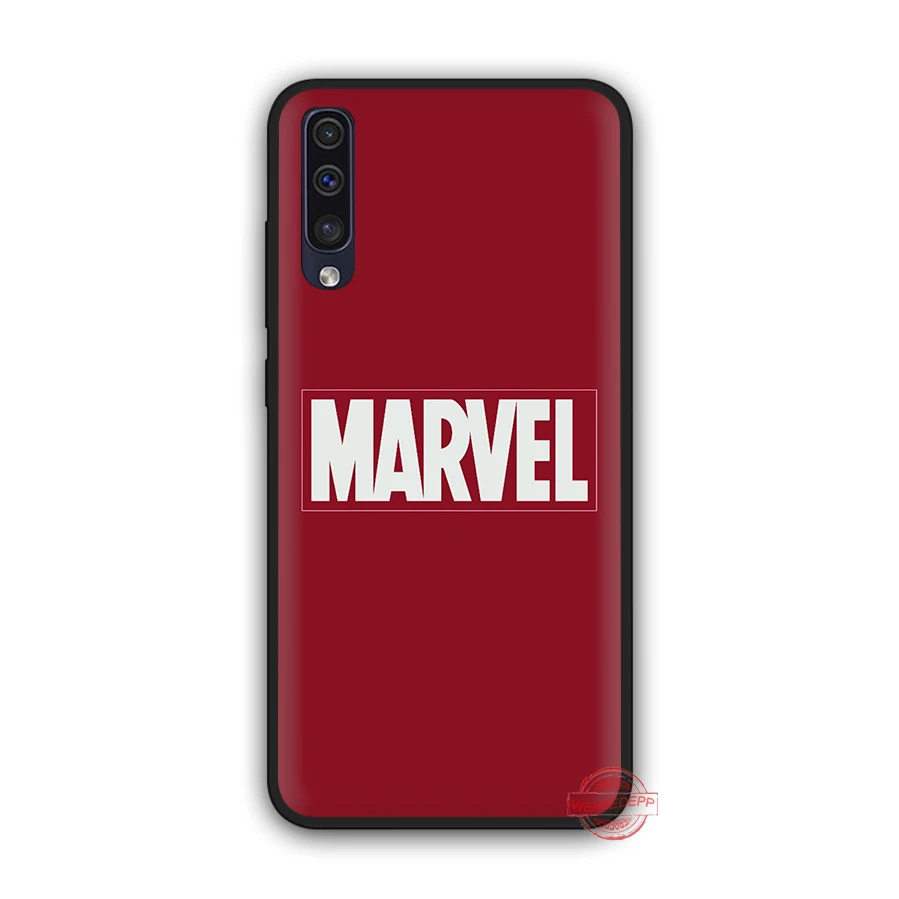 WEBBEDEPP класса люкс с логотипом комиксов Marvel мягкий чехол для телефона для samsung A50s A40s A30s A20s A10s A60 A70 M10 M20 M30 M40 чехол s - Цвет: 2