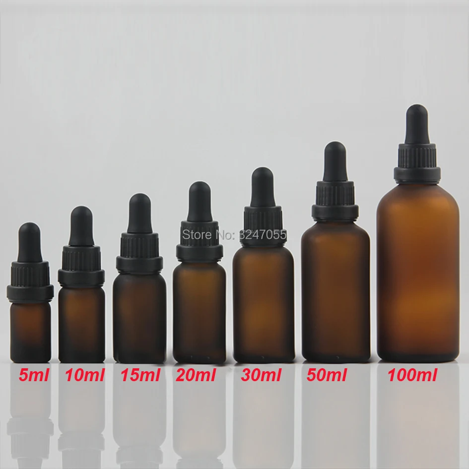 5ml/10ml/15ml/20ml/30ml/50ml/100ml Cosmetic Glass Essential Oil Bottle, DIY Vial Frosted Amber Cosmetic Portable Essence Package pitt исследование филиппинского belif торф живой жизнеспособность essence 30ml