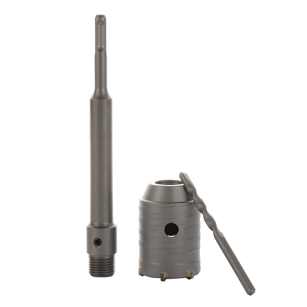 

50mm Air Conditioner Punch Reamer SDS Plus Shank Hole Saw Cutter Concrete Cement Stone Wall Hollow Drill Bit With Wrench New