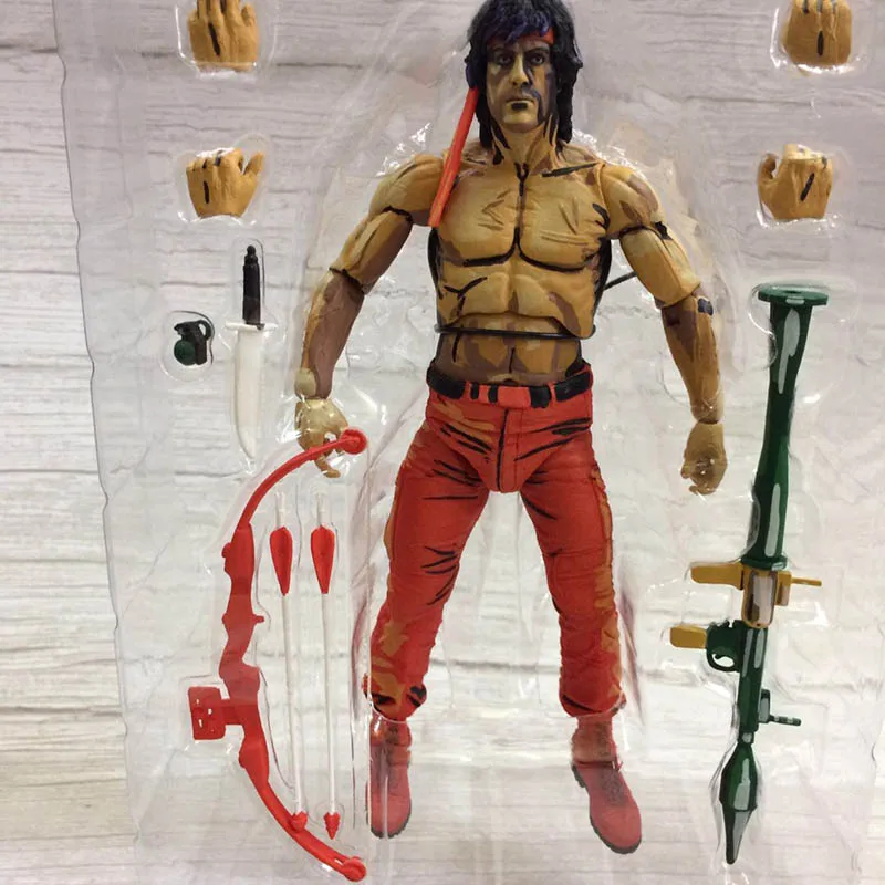 Neca First Blood John Rambo Variant Action Figure 1 8 Scale Painted Figure Rambo Pvc Figure Toy Brinquedos Anime Buy At The Price Of 28 99 In Aliexpress Com Imall Com