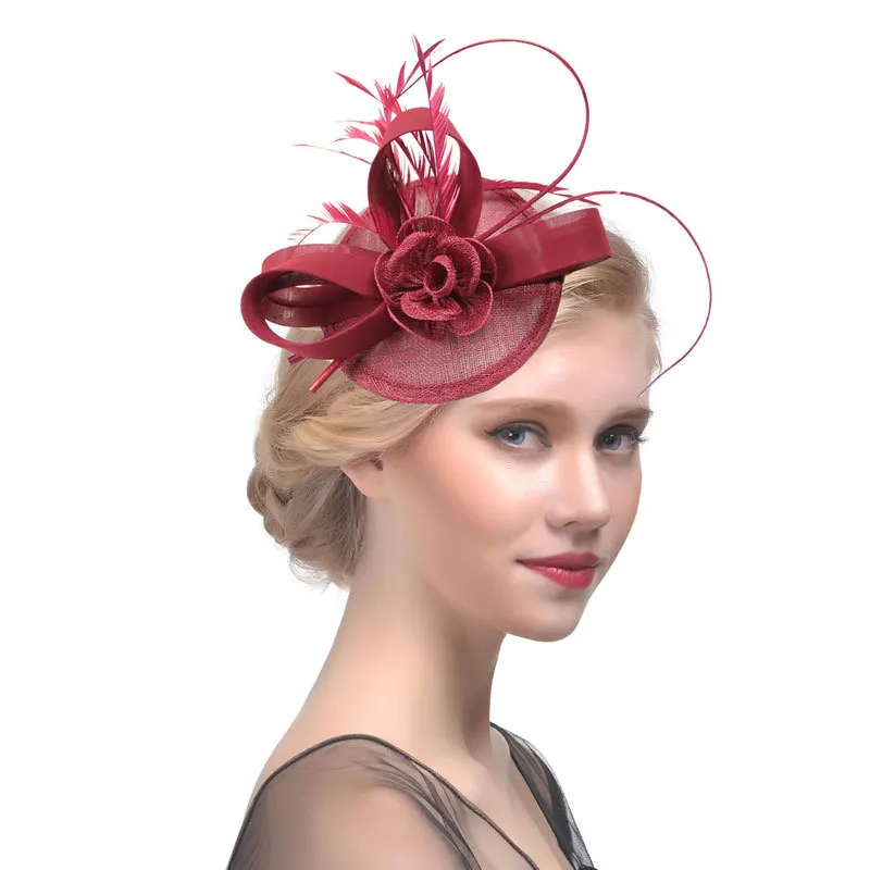 New Elegant Bridal Hat For Women Church/Wedding Party Hat/Outdoor Retro ...