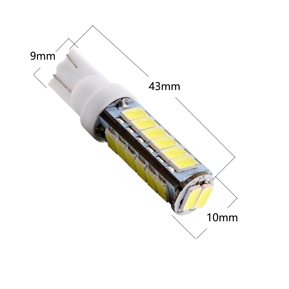 2 шт./100 шт. T10 W5W 5630 20 SMD инструменты для чтения интерьера автомобиля дверцы