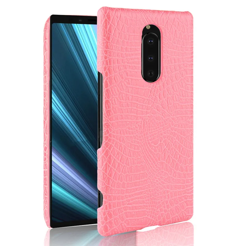 Новый кожаный чехол со змеиным узором и крокодиловым для Sony Xperia 10 Plus XA2 XZ2 Premium L3