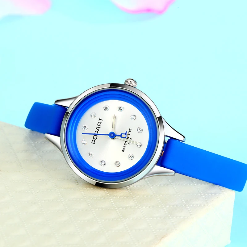 POPART Брендовые женские часы Montre Femme Роскошные наручные для женщин