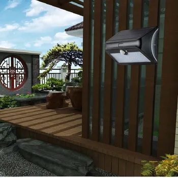 

1000LM 46 LED Garden Light LED Solar Light Outdoor Lighting lamp PIR Human Body Motion Sensor IP65 Waterproof Wall Lamp