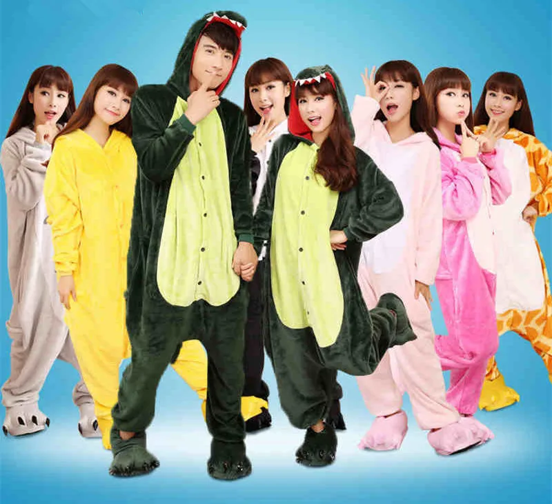 

Carnival Karneval Halloween Pikachu Dinosaur Anime Cosplay Costume Pajamas Onesie Adult Sleepwear Maternity