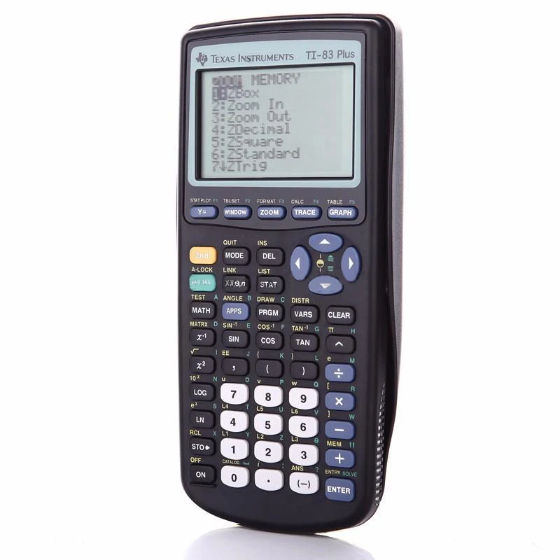 2018 تكساس إنسترومنتس جديد Ti-83 زائد الرسوم البيانية حاسبة بيع تعزيز 10 Led المحمولة حاسبة Calculatrice
