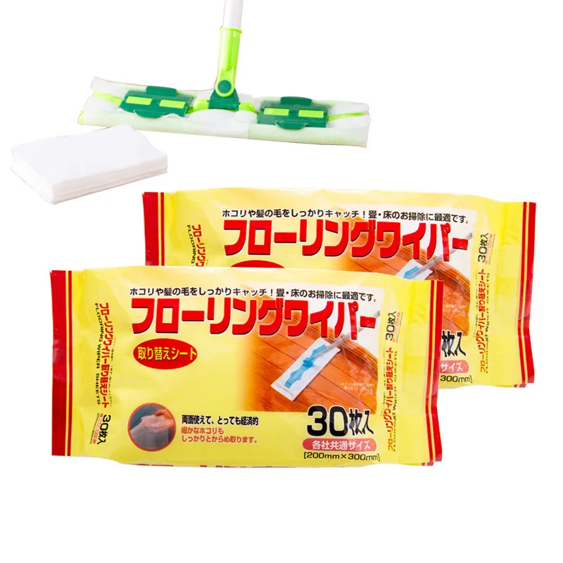 

Disposable 30pcs sheets floor cleaning wipe electrostatic mop dust paper for iRobot Braava 320 380t Mint 4200 4205 5200C