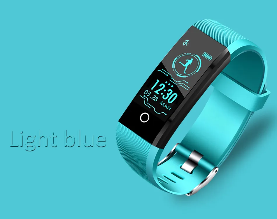 LIGE новые умные спортивные часы IP67 водонепроницаемые фитнес часы кровяное давление монитор сердечного ритма шагомер часы для женщин+ ремешок