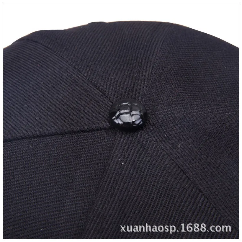 Baseball Caps Black Hats Flat Brim Street