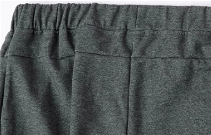 Осенние свободные брюки большого размера для похудения, удобные для женщин, с эластичным поясом, однотонные Качественные Спортивные Повседневные теплые шаровары