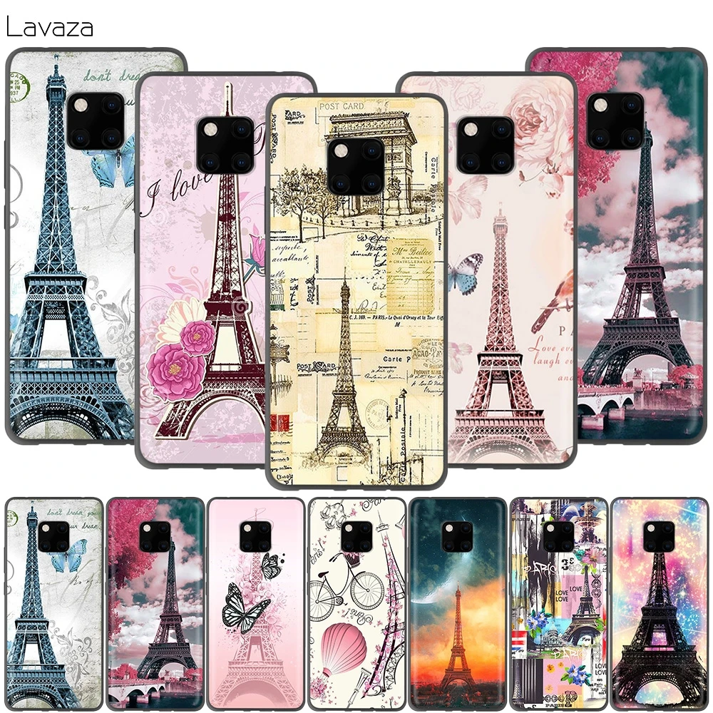 Чехол Lavaza с надписью Love London Paris Eiffel для Huawei P30 P20 P10 P9 P8 Mate 20 10 Pro Lite P Smart 2017|Бамперы| |