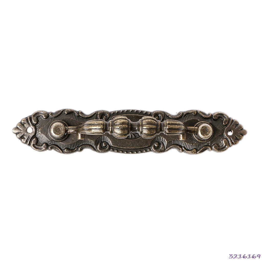 Antique Cabinet Drawer Handle Bronze Door Handle Chest Dresser Vintage Pull Knob