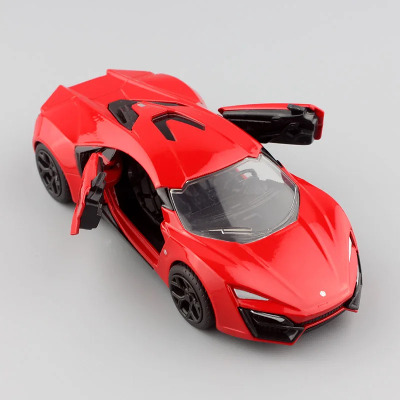 

Kids Jada 1:32 Scale FAST & FURIOUS F8 Lykan HyperSport metal die cast models auto Motor super sport cars toys games Collectible