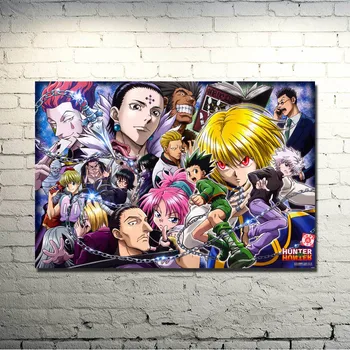 

Hunter x Hunter Anime Art Silk Fabric Poster Print 13x20 32x48 Inch Wall Pictures For Living Room Decor Killua GON FREECSS 029