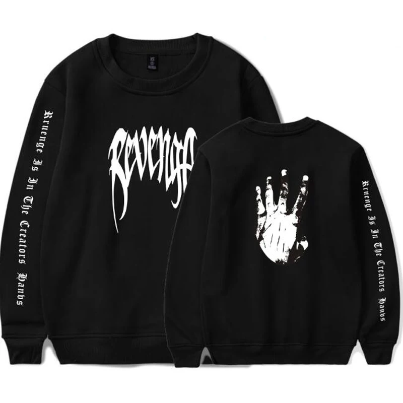 

Sudadera xxxtentacion Revenge Hip Hop Hoodie O-Neck Long Sleeve Casual Pullover Harajuku Sweatshirt Streetwear xxx tentacion