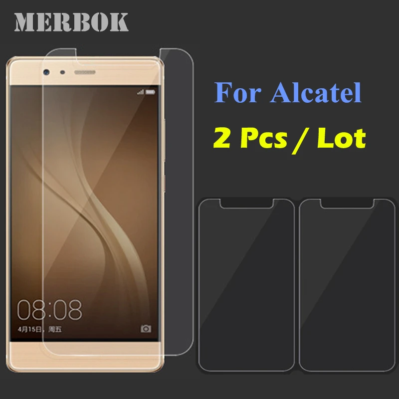 

2Pcs/Lot 9H 2.5D 5.5 inch Tempered Glass Screen Protector For Alcatel Flash Plus 2 / Flash Plus2 Flash+ 2 Screen Protector Film