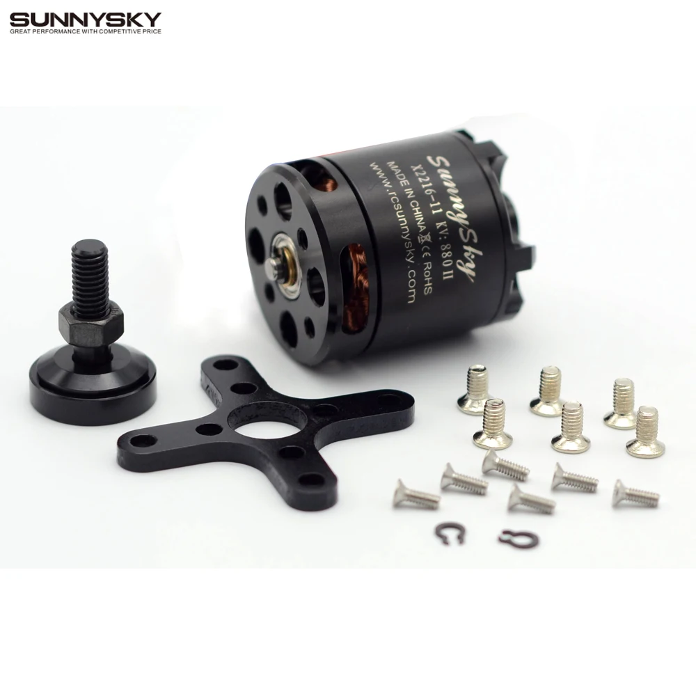 1 шт. SUNNYSKY X2216 KV880 KV1100 KV1250 KV1400 KV2400 бесщеточный двигатель для мультироторного квадрокоптера 3D самолета