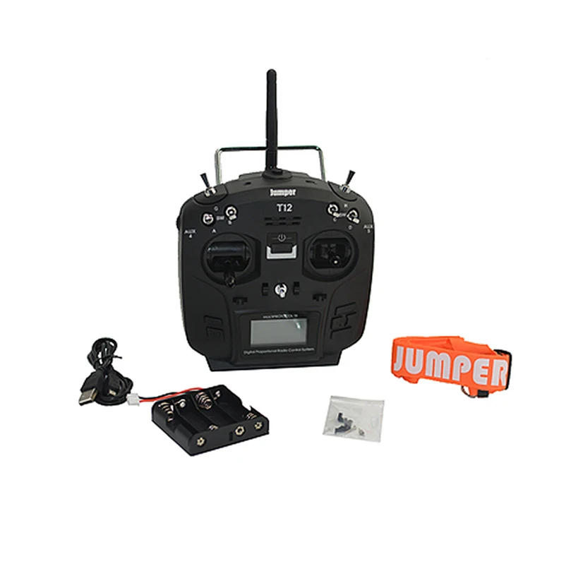 

Jumper T12 PLUS Open Source 16ch Radio with JP4-in-1 Multi-protocol RF Module With HALL Gimbal for RC Drone Car Boat