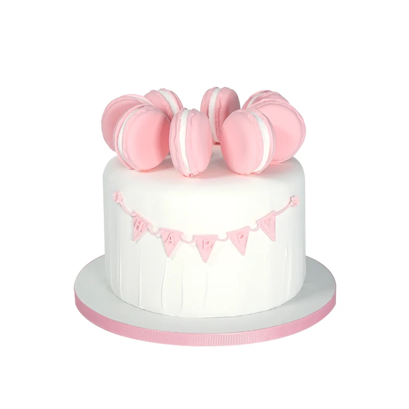 Моделирование торт отображения окна десертов Свадебные поддельные торт Макарон Торт - Цвет: Темный хаки