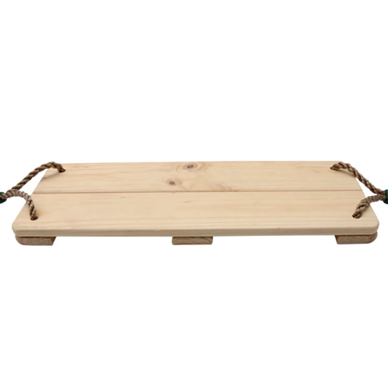 Us 27 19 20 Off Kids Toy Swing Mountain Pine Wooden Swing Garden Seat Indoor Outdoor Playground Backyard Hanging Chair Swing Game Sport Seat Toy In