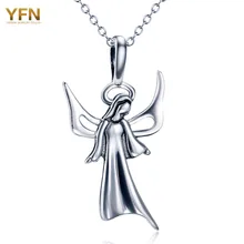 YFN Joyería de La Santa Santa Maria 925 Collar De Plata de Joyería de Moda Collares y Colgantes Para Las Mujeres y Los Hombres GNX10891