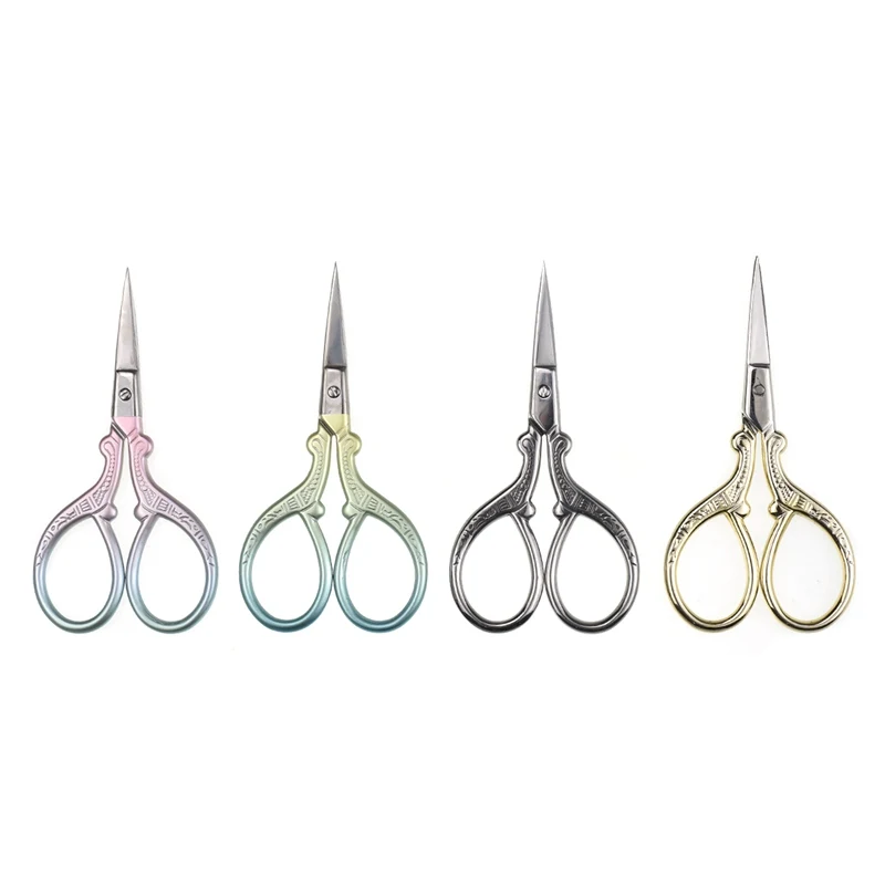 4 Colors Tailor Small Scissors Cross Stitch Embroidery Sewing Tools Women Handcraft DIY Tool Tailor Scissor Sewing Accessories