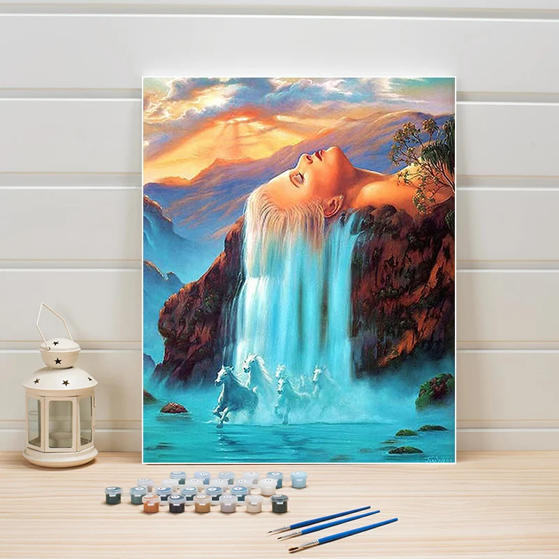 

Canvas Painting By Numbers Postmodern Abstract Movie Scenery Acrylic Paint Number Wall Pictures For Bedroom Decor Adult Draw Art