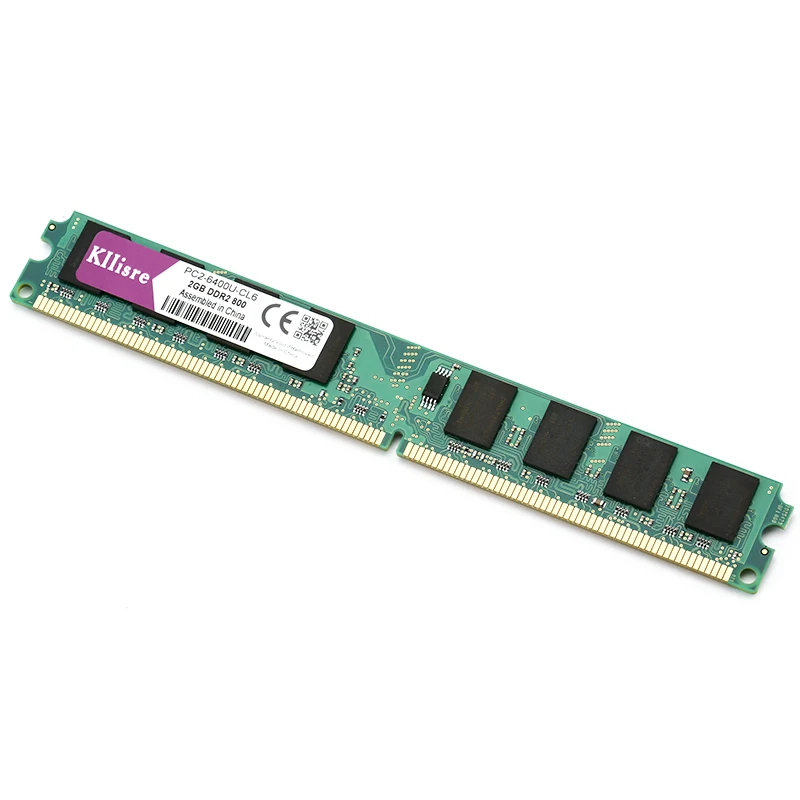 Kllisre DDR2 2 Гб Ram 800 МГц 667 1 8 в без ecc памяти для рабочего стола dimm|ddr2 2gb ram|ddr2 2gbddr2 ram 800mhz |