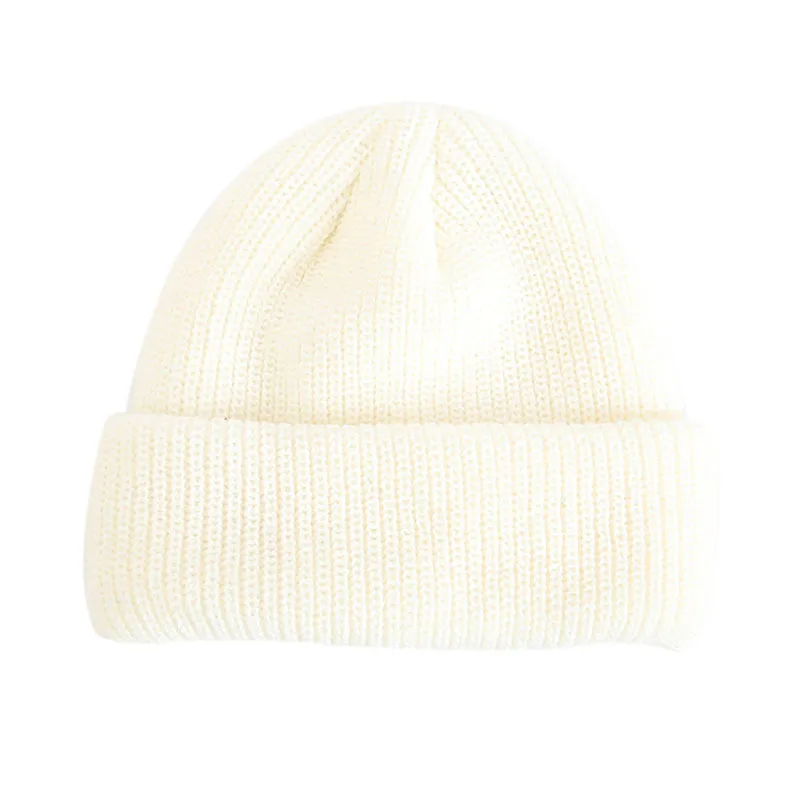 2021 Beanies Knitted Hats Solid Color Caps for Autumn Winter Men Short Head Cap Outdoor Warm Melon Cap Street Head Cap Women Hat skullies beanie Skullies & Beanies