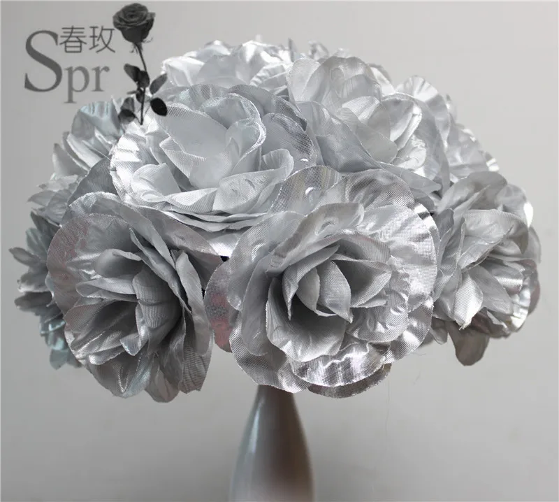 SPR 20 см розовый шар Свадебный Цветочный шар Королевский шар стол цветок decoraiton - Цвет: 21